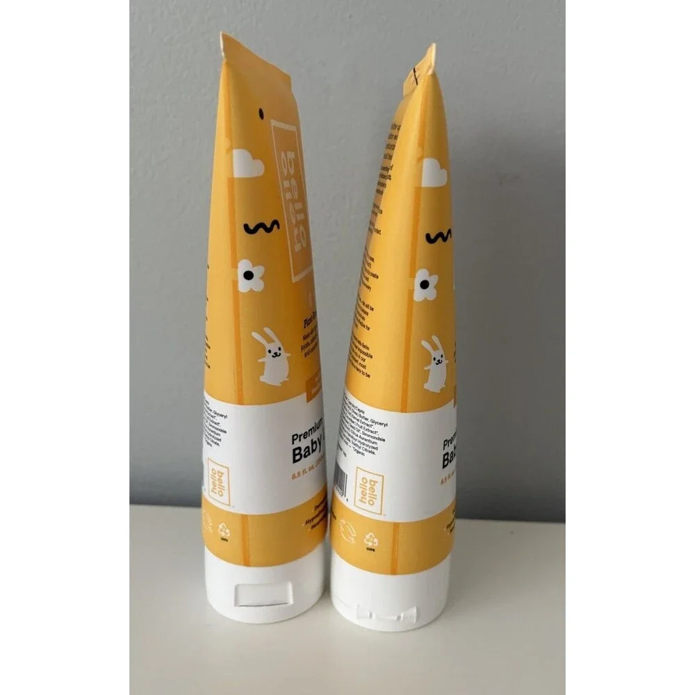 Hello Bello Premium Baby Lotion Soothing Vanilla Apricot 8.5 fl.oz. 2 Pack New!